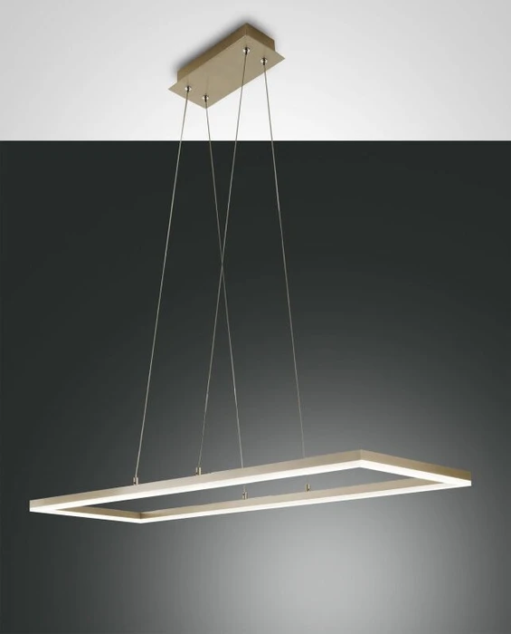 Fabas Luce Bard Pendelleuchte 92cm gold