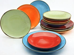 CreaTable Nature Collection Mediterran Tafelservice, 12-tlg.
