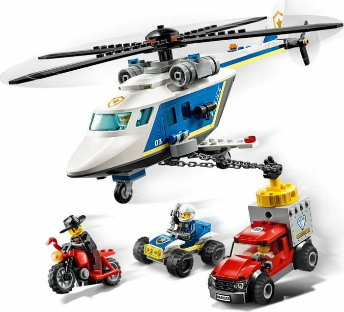 LEGO City Polizei - Verfolgungsjagd mit dem Polizeihubschrauber
