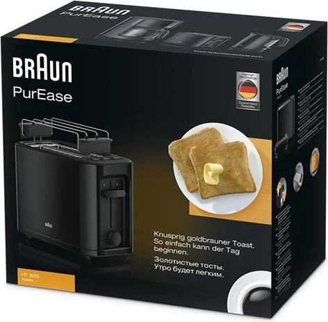 Braun HT 3010 PurEase Toaster schwarz