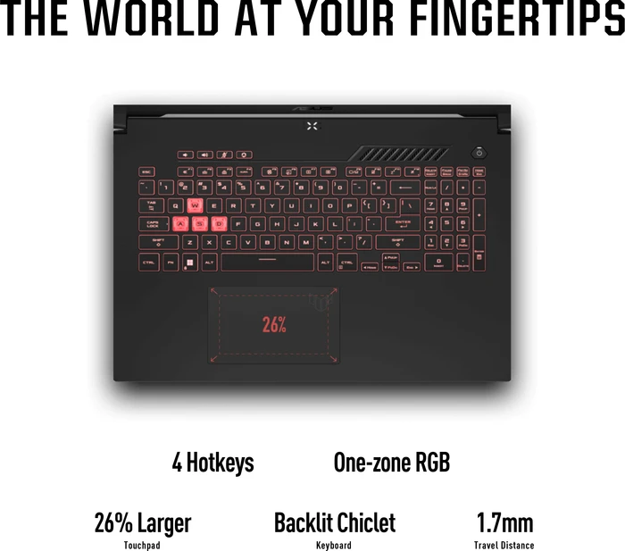 ASUS TUF Gaming A17 FA707RM-HX044W, Mecha Gray, Ryzen 7 6800H, 16GB RAM, 1TB SSD, GeForce RTX 3060, DE