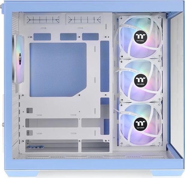 Thermaltake View 380 TG ARGB Hydrangea Blue, blau, Glasfenster