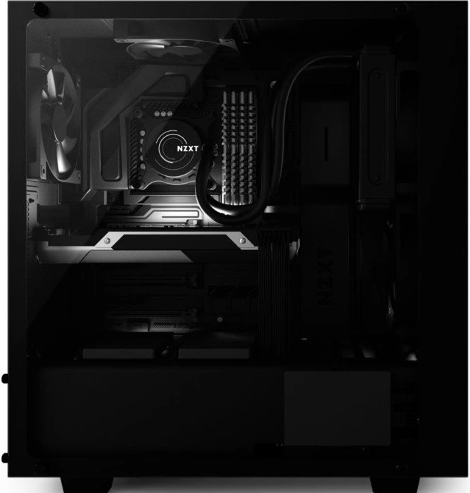 NZXT Source S340 Elite schwarz, Glasfenster