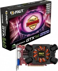 Palit GeForce GTX 560, 1GB GDDR5, VGA, DVI, HDMI