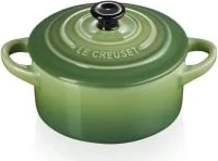 Le Creuset Mini-Cocotte Topf 250ml bamboo green