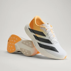 adidas Adizero Evo SL crystal white/lucid tangerine/iron metallic (Herren)