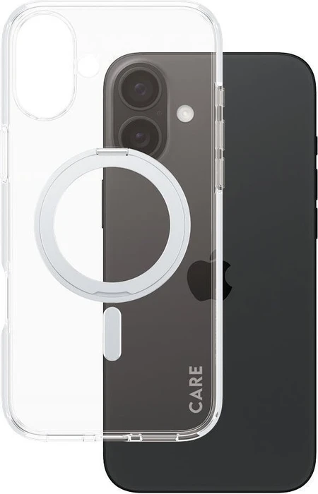 PanzerGlass Care Feature Case Kickstand MagSafe für Apple iPhone 16 Plus silber