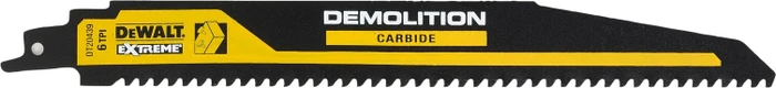 DeWalt DT20439 CarbideRecip Wood Nails Säbelsägeblatt 6TPI, 230mm, 1 Stück