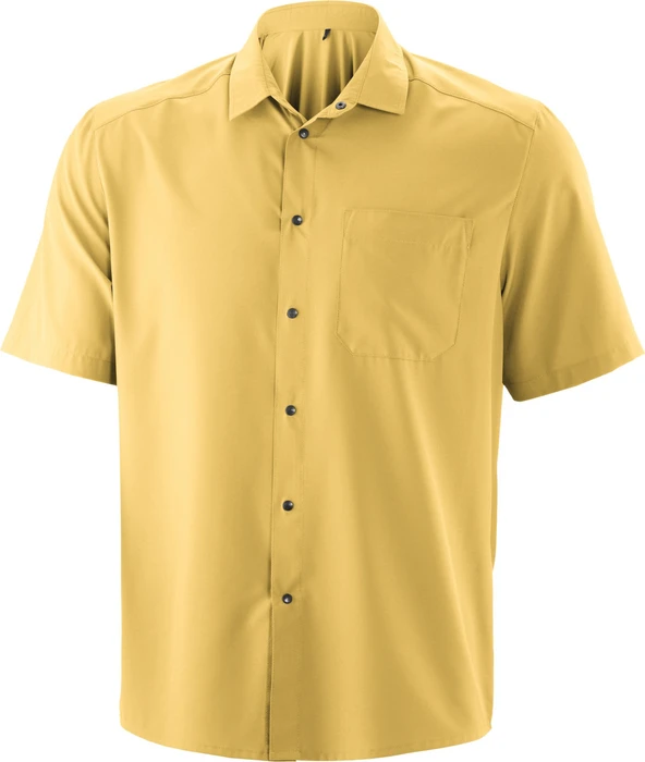 Gonso Adventure Hemd kurzarm yellow finch (Herren)
