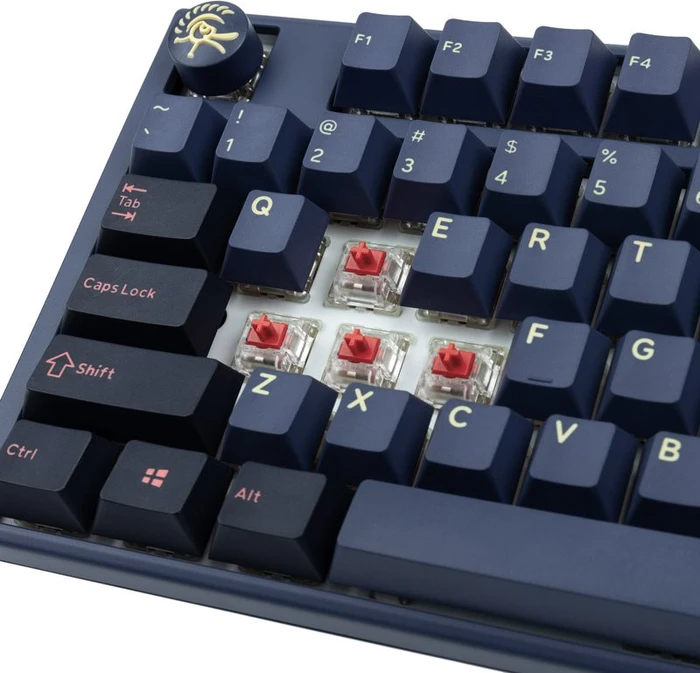 Ducky One 3 Cosmic Blue PBT, LEDs RGB, MX RGB SILENT RED, MX SILENT RGB RED, USB, US
