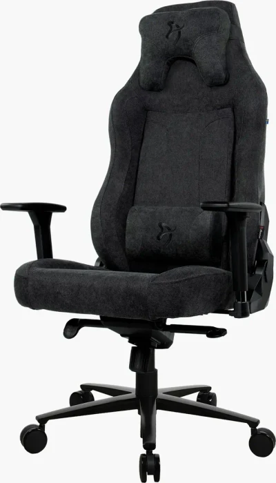 Arozzi Vernazza XL Soft Fabric Gamingstuhl, schwarz