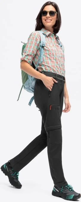 Maier Sports Nata Loop Zip-Off Hose lang schwarz (Damen)