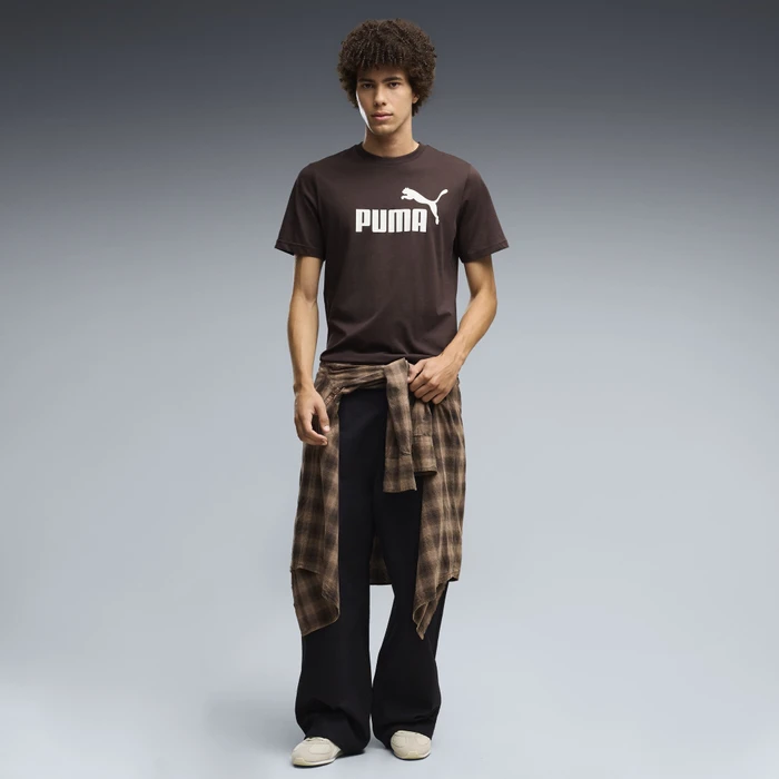 Puma Essentials 2 Colour No. 1 Logo T-Shirt kurzarm chocolate fondue (Herren)