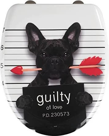 Wenko Guilty Dog WC-Sitz mit Absenkautomatik weiß