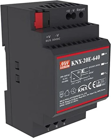 Mean Well KNX Stromversorgungseinheit mit Energiedrossel 30V, 640mA