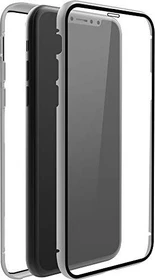 Black Rock 360° Glass Case für Apple iPhone 11 transparent/silber