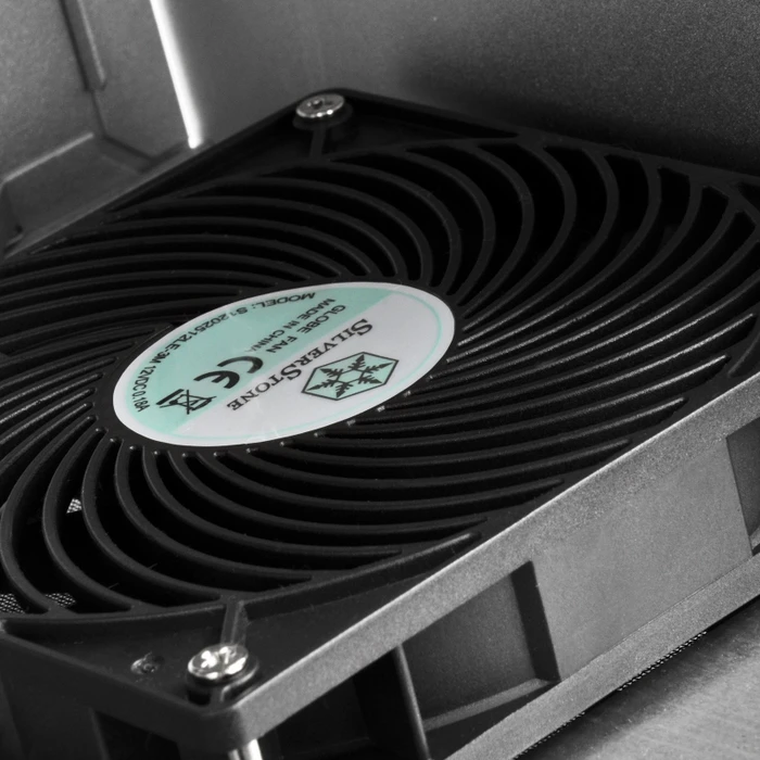SilverStone Case Storage CS01, silber, Mini-ITX