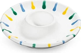 Gmundner Keramik Buntgeflammt Eierbecher 12cm
