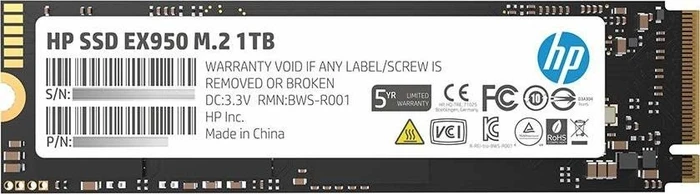 HP SSD EX950 M.2 1TB, M.2 2280 / M-Key / PCIe 3.0 x4