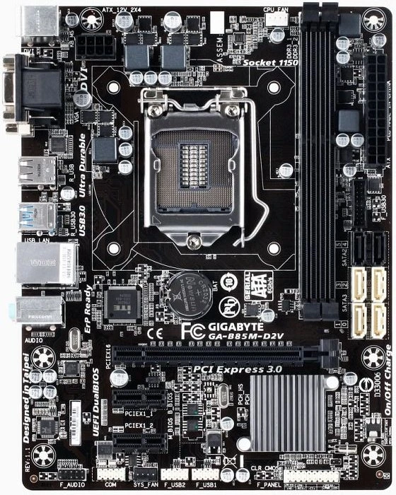 GIGABYTE GA-B85M-D2V (Rev. 1.1) (Intel 1150)