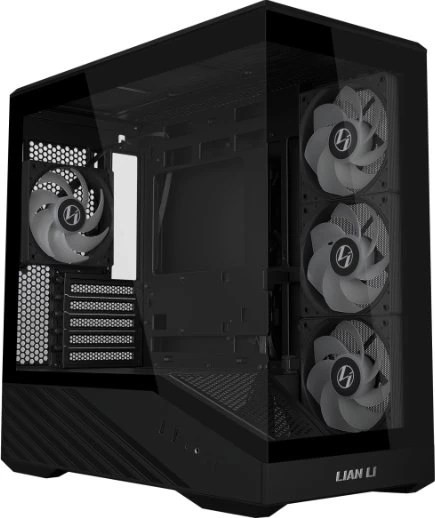Lian Li Vector V100 Mini, schwarz, inkl. Lüfter, Glasfenster