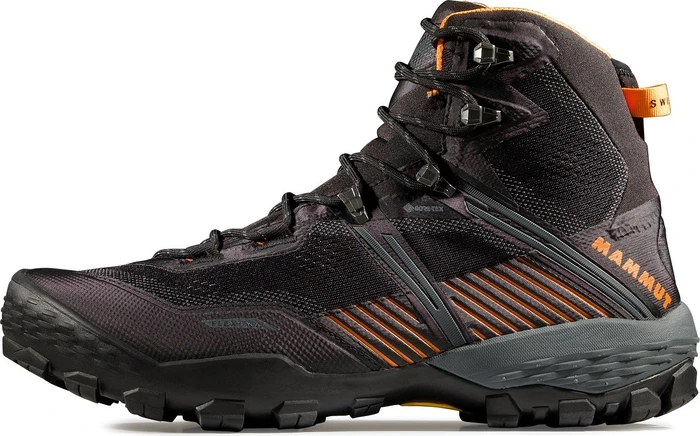 Mammut Ducan II High GTX black/dark tangerine (Herren)