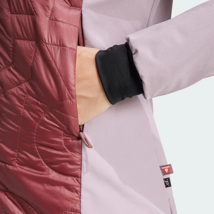 adidas Terrex Xperior Varilite Hybrid Primaloft Funktionsjacke preloved fig/burgundy (Damen)