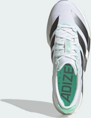 adidas Adizero Adios 9 cloud white/iron metallic/pulse mint (Damen)