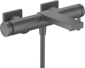 Hansgrohe Tecturis E Einhebel-Wannenmischer Aufputz brushed black chrome