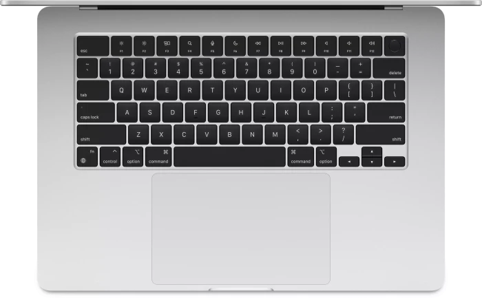Apple MacBook Air 15", silber, M2 - 8 Core CPU / 10 Core GPU, 16GB RAM, 256GB SSD, DE [2023]