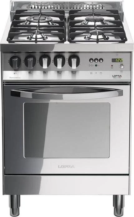Lofra RAINBOW 60 PL66MFT/C Elektroherd mit Gas-Kochfeld edelstahl finish