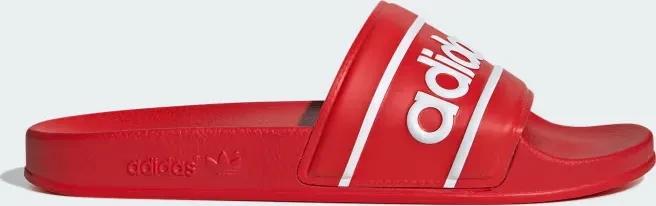 adidas Adilette red/cloud white
