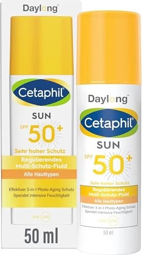 Cetaphil Sun Daylong Regulierendes Multi-Schutz-Fluid LSF50+, 50ml