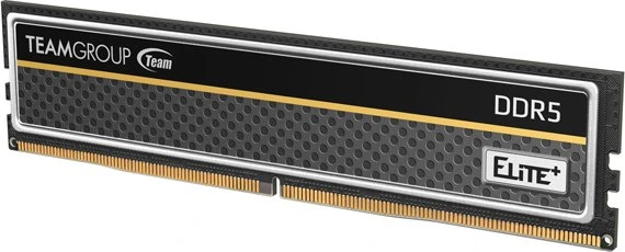 TeamGroup ELITE+ schwarz UDIMM 16GB, DDR5-5600, CL46-46-46-90, X8