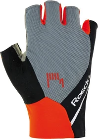 Roeckl Ivory 2 Fahrradhandschuhe hurricane grey/cherry tomato