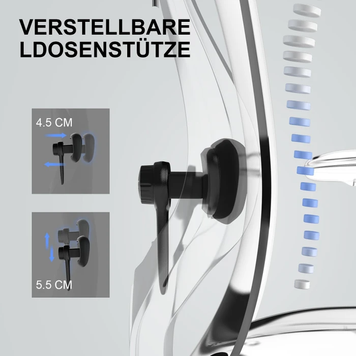Sihoo M18 Classic Office Bürostuhl mit Rollen-Upgrade (Skate-Rollen), schwarz