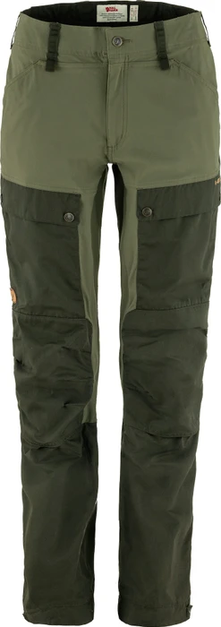 Fjällräven Keb Curved Hose lang deep forest/laurel green (Damen)