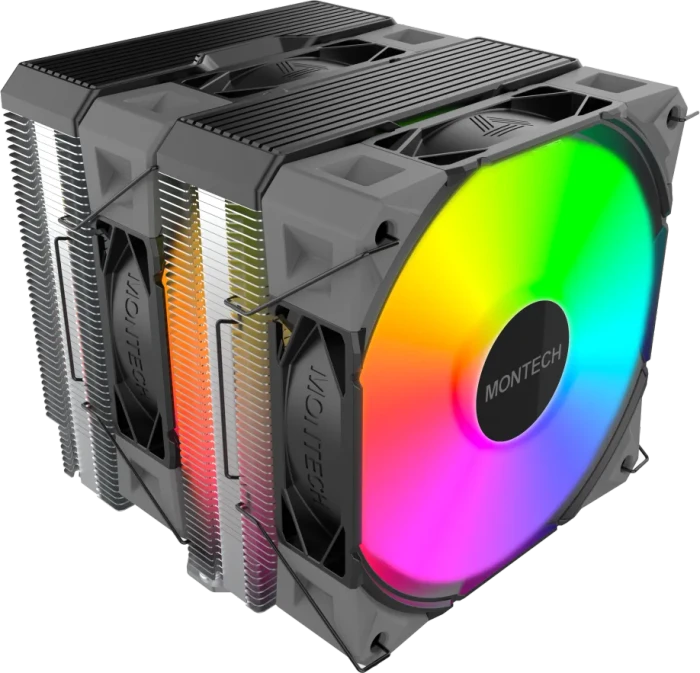 Montech NX600 ARGB, schwarz
