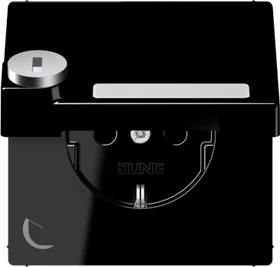 Jung Serie LS Steckdose Thermoplast 16A 250V, schwarz