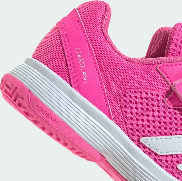 adidas Courtflash Hook-and-Loop lucid pink/cloud white (Junior)