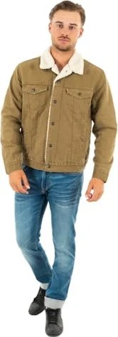 Levi's Type III Sherpa Trucker Jeansjacke washed cougar (Herren)