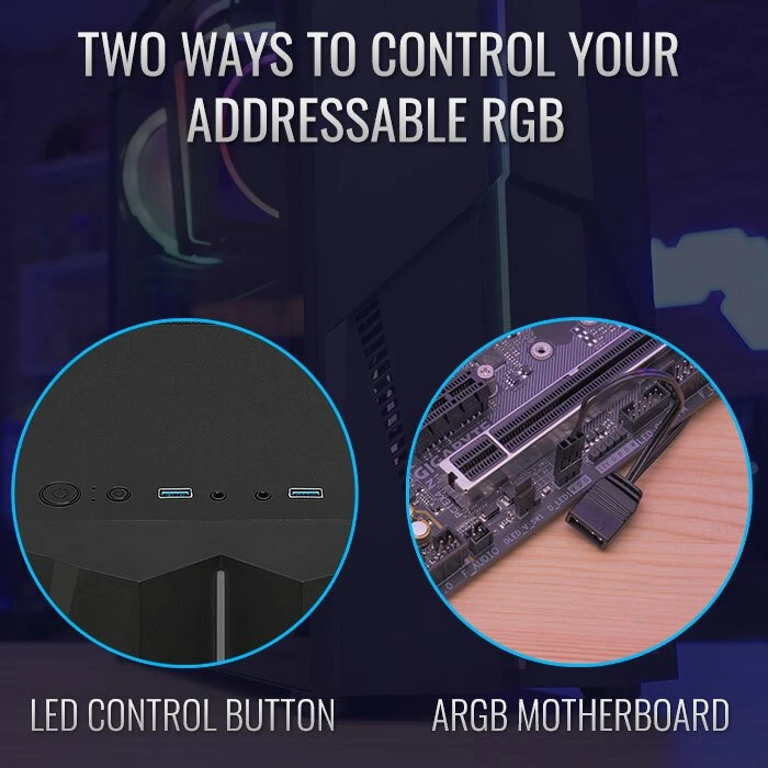 AeroCool Mecha ARGB, Glasfenster
