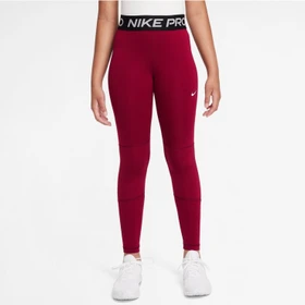 Nike Pro Dri-FIT Hose lang team red/black/white (Junior)