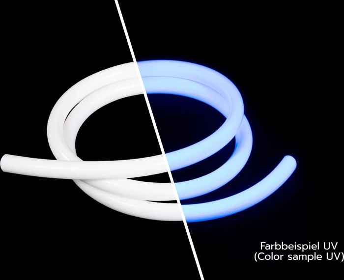 Alphacool AlphaTube HF, 13/10mm, 1m, UV weiß, retail