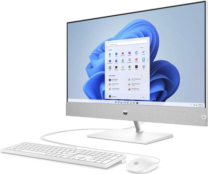 HP Pavilion All-in-One 27-ca1008ng, Snowflake White, Core i7-12700T, 16GB RAM, 1TB SSD, GeForce RTX 3050