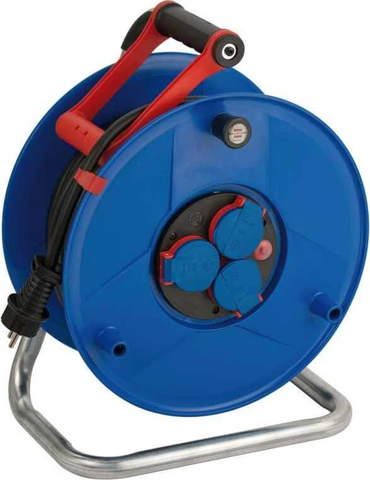 Brennenstuhl Garant Gewerbe-/Baustellen-Kabeltrommel, Schuko auf 3x Schuko, 40m, IP44, H07RN-F 3G2,5