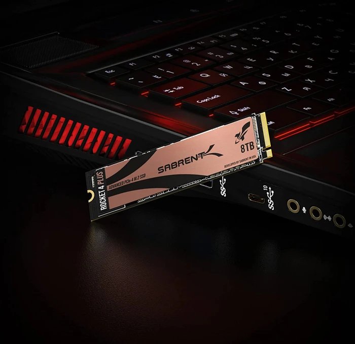 Sabrent Rocket 4 Plus 8TB, M.2 2280 / M-Key / PCIe 4.0 x4