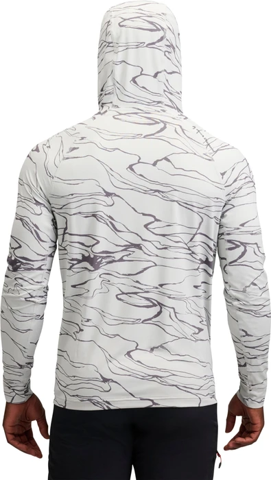 Black Diamond Alpenglow Hoody Funktionsshirt langarm relief/alloy/steel (Herren)