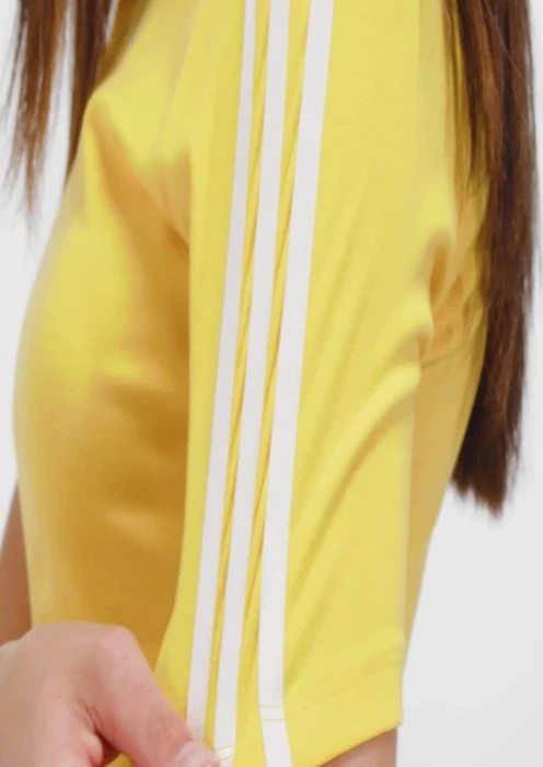 adidas 3-Streifen Baby T-Shirt kurzarm bold gold (Damen)