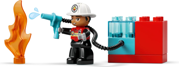 LEGO DUPLO - Löschauto mit Schlauch und Feuerwehrmann